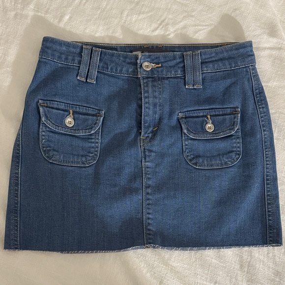 Levi's Blue Denim Pencil Skirt - Picture 1 of 5